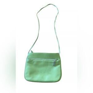 Giani Bernini Green  Suede crossbody Purse